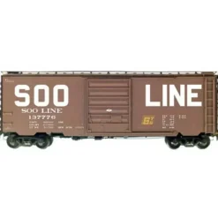 Trains*Kadee 5212 HO SOO Line PS-1 Boxcar with Miner Brake Wheel #137776 - Model Train Junction: Quality Parts and Art Supplies