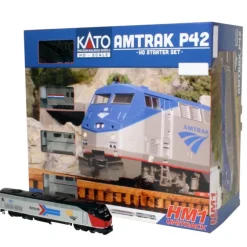 Trains*Kato 30-3003 HO Amtrak Phase 1 P42 Starter Set #161 - Model Train Junction: Quality Parts and Art Supplies