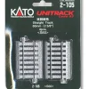 Trains*Kato 2-105 HO Code 83 2-3/8" Straight UniTrack (Pack of 4) - Model Train Junction: Quality Parts and Art Supplies