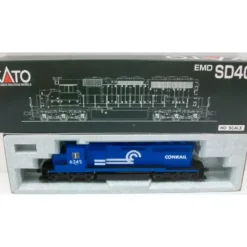 Trains*Kato 37-6324 HO Conrail SD40 Diesel Locomotive #6345 - Model Train Junction: Quality Parts and Art Supplies