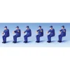 Trains*Kato 6-511 HO Japanese Train Engineers Figures (Set of 6) - Model Train Junction: Quality Parts and Art Supplies