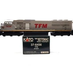 Trains|Kato 37-6456 HO Scale TFM SD70MAC Diesel Locomotive #1634 - Model Train Junction: Quality Parts and Art Supplies