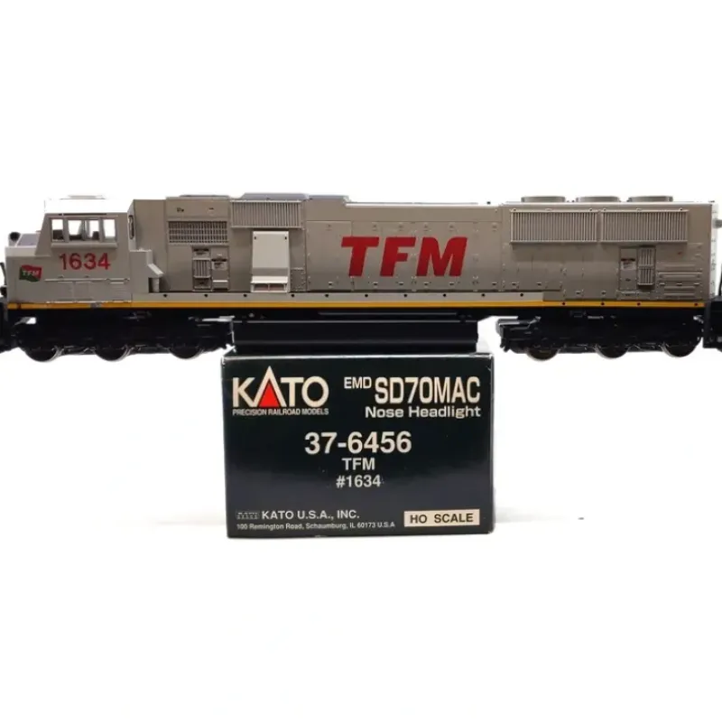Trains|Kato 37-6456 HO Scale TFM SD70MAC Diesel Locomotive #1634 - Model Train Junction: Quality Parts and Art Supplies