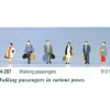 Trains*Kato 24-207 Japaese Walking Passengers Figures (Set of 6) - Model Train Junction: Quality Parts and Art Supplies
