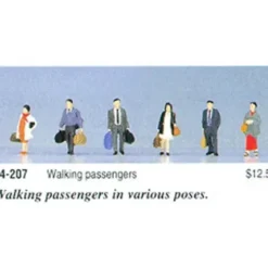 Trains*Kato 24-207 Japaese Walking Passengers Figures (Set of 6) - Model Train Junction: Quality Parts and Art Supplies