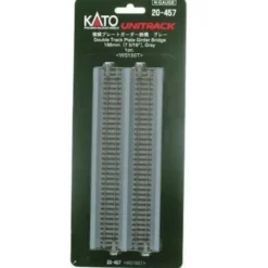 Trains|Kato 20-457 N 186 mm 7-5/16" Gray Double Track Plate Girder Bridge - Model Train Junction: Quality Parts and Art Supplies