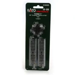 Trains|Kato 20-320 N 124 mm Radius 90 Crossing 4 7/8" UniTrack Set - Model Train Junction: Quality Parts and Art Supplies
