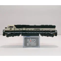 Trains*Kato 176-6501 N Burlington Northern SD70MAC Diesel Locomotive #9580 LN/Box - Model Train Junction: Quality Parts and Art Supplies