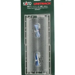 Trains*Kato 20-002 N Double Plate Feeder Track/1pc - Model Train Junction: Quality Parts and Art Supplies
