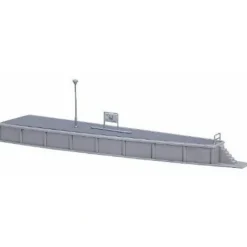 Trains*Kato 23-104 N Island Platform with a Type 3 End - Model Train Junction: Quality Parts and Art Supplies