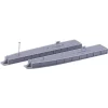 Trains*Kato 23-105 N Island Platform with a Type #4 End (Pack of 2) - Model Train Junction: Quality Parts and Art Supplies