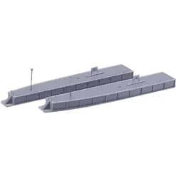 Trains*Kato 23-105 N Island Platform with a Type #4 End (Pack of 2) - Model Train Junction: Quality Parts and Art Supplies