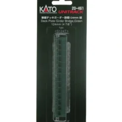 Trains*Kato 20-461 N 4-7/8" Green Deck Plate Girder Bridge - Model Train Junction: Quality Parts and Art Supplies