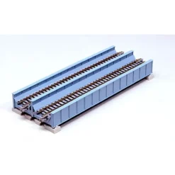 Trains*Kato 20-455 N 7-5/16" Light Blue Double Track Plate Girder Bridge - Model Train Junction: Quality Parts and Art Supplies