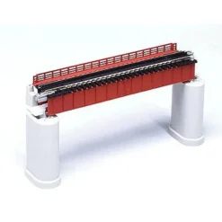 Trains*Kato 20-460 N 4-7/8" Red Deck Plate Girder Bridge - Model Train Junction: Quality Parts and Art Supplies