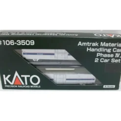 Trains*Kato 106-3509 N Scale Amtrak Material Handling 2-Car Phase IV - Model Train Junction: Quality Parts and Art Supplies