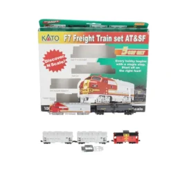 Trains*Kato 106-6271 N Scale Atchison, Topeka & Santa Fe F7A Diesel Freight Train Set - Model Train Junction: Quality Parts and Art Supplies