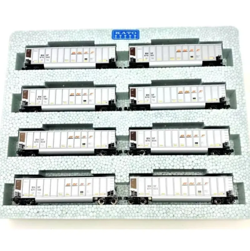 Trains*Kato 106-4616 N Scale BNSF Coalporter (Set of 8) LN/Box - Model Train Junction: Quality Parts and Art Supplies