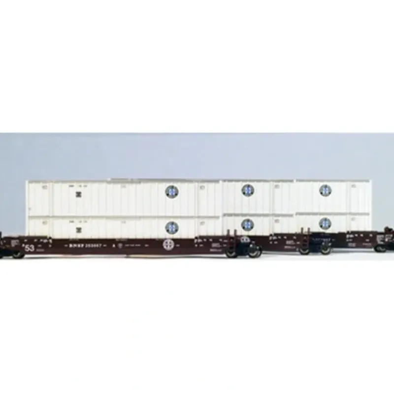 Trains*Kato 106-6111 N Scale BNSF Gunderson Double Stack Car Set #1 - Model Train Junction: Quality Parts and Art Supplies