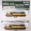 Trains*Kato 106-2451 N Scale Chicago & North Western C44-9W Diesel Locomotive Set - Model Train Junction: Quality Parts and Art Supplies