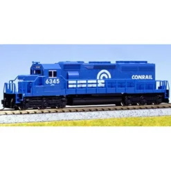 Trains*Kato 176-2004 N Scale Conrail SD40 Powered Diesel Locomotive #6345 - Model Train Junction: Quality Parts and Art Supplies