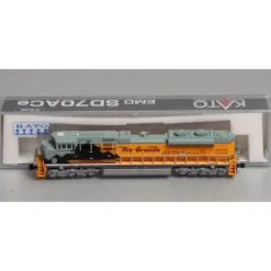 Trains*Kato 176-8405 N Scale D&RGW SD70ACe Powered Diesel Locomotive #1989 - Model Train Junction: Quality Parts and Art Supplies