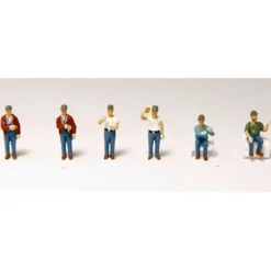 Trains*Kato 24-270 N Scale Day / Night Yard Crew Figures (Set of 6) - Model Train Junction: Quality Parts and Art Supplies