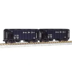 Trains*Kato 186-0205 N Scale Nickel Plate Road AC&F 70 Ton Covered Hopper #1 (Set of 2) - Model Train Junction: Quality Parts and Art Supplies