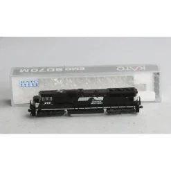 Trains*Kato 176-7501 N Scale NS SD70M #2591 Black w/White Face - Model Train Junction: Quality Parts and Art Supplies