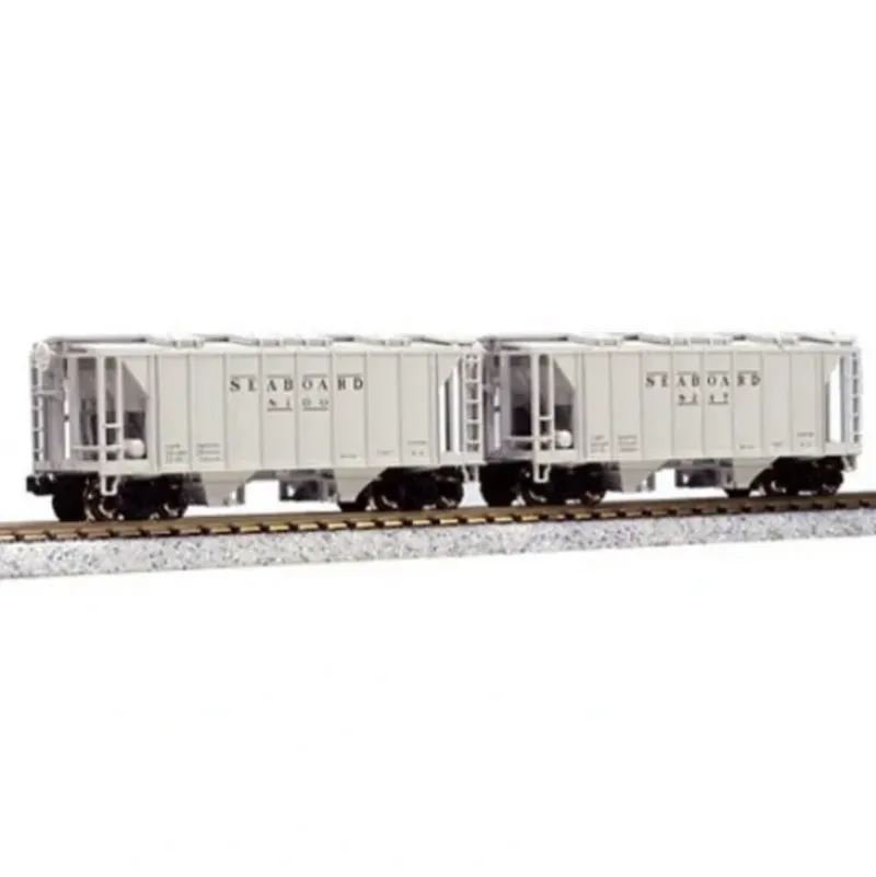 Trains|Kato 186-0209 N Scale Seaboard AC&F 70 Ton Covered Hopper (Set of 2) - Model Train Junction: Quality Parts and Art Supplies