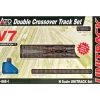 Trains*Kato 20-866-1 N Scale V7 Double Crossover Track Set - Model Train Junction: Quality Parts and Art Supplies