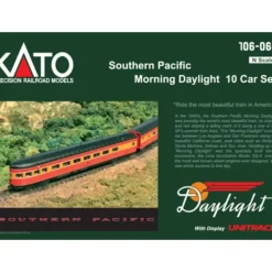 Trains*Kato 106-060 N Southern Pacific Morning Daylight 10-Car Set w/Display Unitrack - Model Train Junction: Quality Parts and Art Supplies