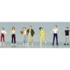 Trains|Kato 24-211 N Young Japanese Figures (Set of 6) - Model Train Junction: Quality Parts and Art Supplies