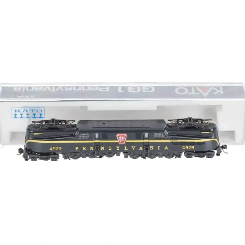 Trains*Kato 137-2012 PRR Green Single Stripe GG-1 Electric Locomotive #4929 - Model Train Junction: Quality Parts and Art Supplies