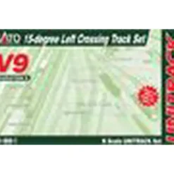 Trains*Kato 20-8681 V9 15 Degree Crossing Set - Model Train Junction: Quality Parts and Art Supplies