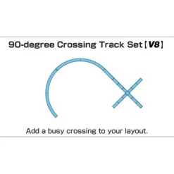 Trains*Kato 20-867-1 V8 90 Degree Crossing Set - Model Train Junction: Quality Parts and Art Supplies