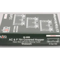 Trains*Kato 38-0205 Wabash ACF Hopper Car Set (3) - Model Train Junction: Quality Parts and Art Supplies