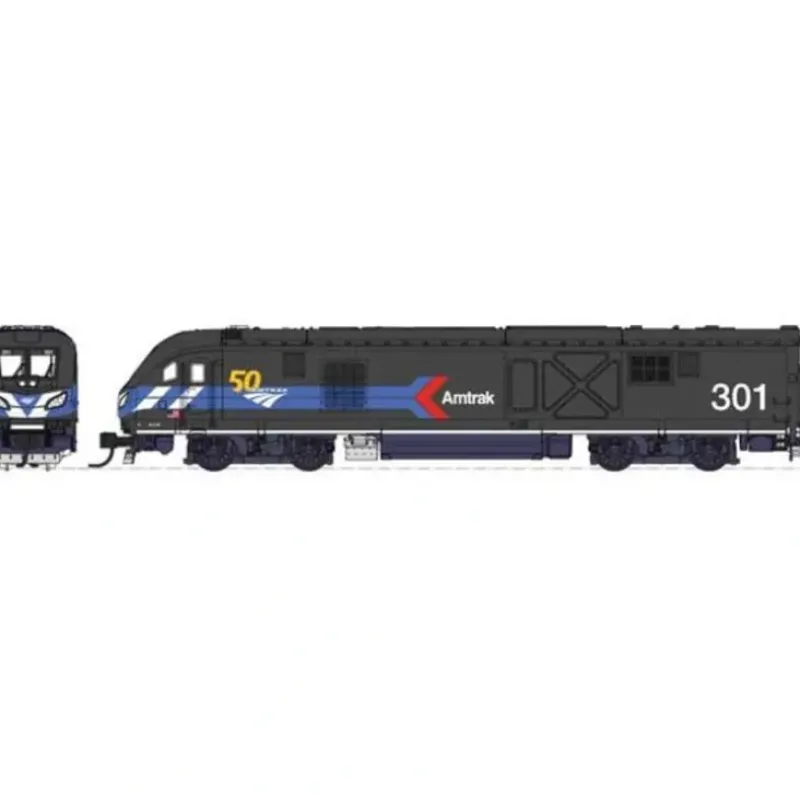 Kato, 176-6050-DCC, N, ALC-42 Charger, Amtrak, Day One Scheme 50th Anniversary, #300, DCC Installed - Model Train Junction: Quality Parts and Art Supplies Best