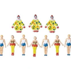 Trains*K-Line 6-21324 O By Lionel Acrobats & Clowns Circus Painted Figures (Set of 10) - Model Train Junction: Quality Parts and Art Supplies