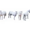 Trains*K-Line 6-22579 O By Lionel Circus Horses Animals Figures Unpainted (Set of 4) - Model Train Junction: Quality Parts and Art Supplies