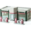 Trains*K-Line 6-21384 O By Lionel Service Station with Gas Pumps Building Kit - Model Train Junction: Quality Parts and Art Supplies