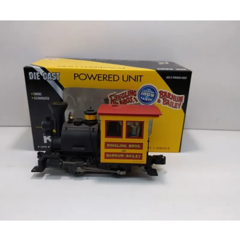 Trains|K-Line 6-21230 O-Gauge Ringling Brothers 0-4-0 Porter Steam Locomotive #7 - Model Train Junction: Quality Parts and Art Supplies