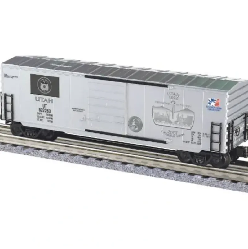Trains*K-Line 6-22263 Utah State Quarter Boxcar Bank - Model Train Junction: Quality Parts and Art Supplies