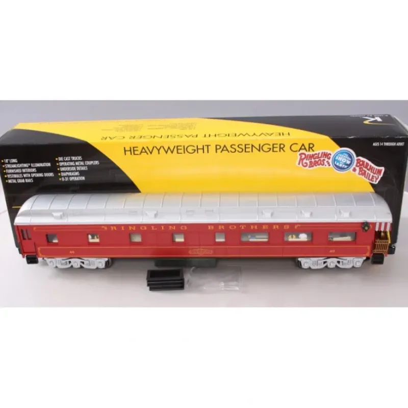 Trains*K-line by Lionel 6-22226 O Ringling Bros. 18" Caledonia Private Observation Car - Model Train Junction: Quality Parts and Art Supplies