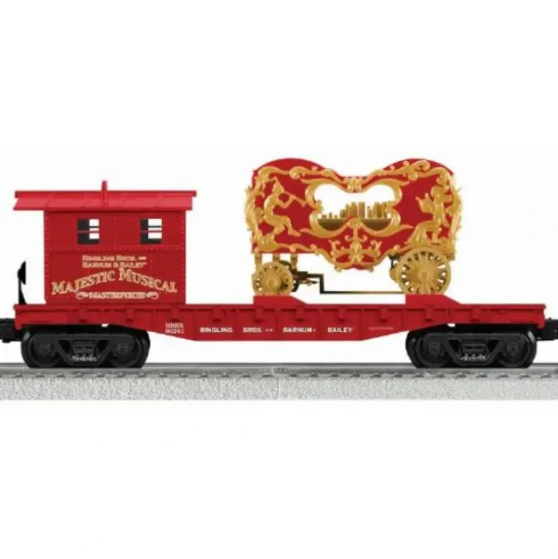 Trains*K-Line by Lionel 6-22238 O Ringling Bros. Work Caboose w/Calliope Wagon #39 - Model Train Junction: Quality Parts and Art Supplies