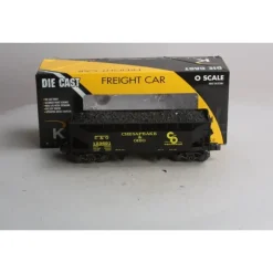 Trains*K-Line K6252-1251 Chesapeake and Ohio Smooth Sided 2-Bay Hopper #123691 LN/Box - Model Train Junction: Quality Parts and Art Supplies