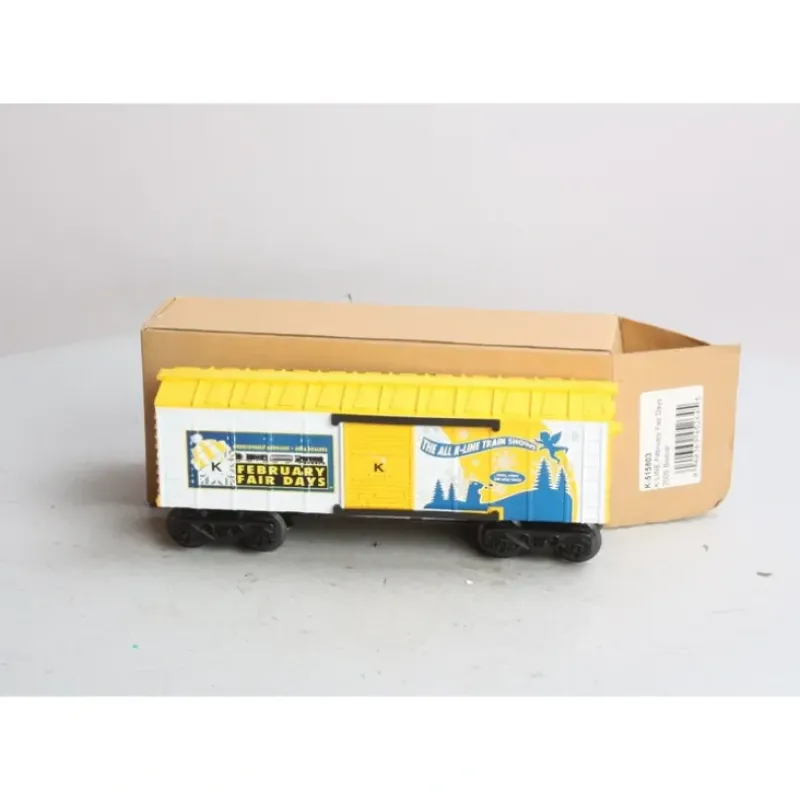 Trains*K-Line K-515803 February Fair Days 2005 Boxcar MT/Box - Model Train Junction: Quality Parts and Art Supplies