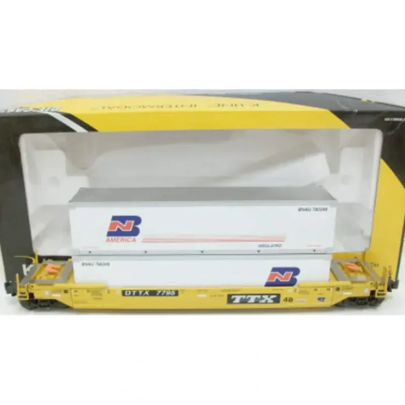 Trains*K-Line K7768 Gunderson Deep Well Flatcar - Model Train Junction: Quality Parts and Art Supplies