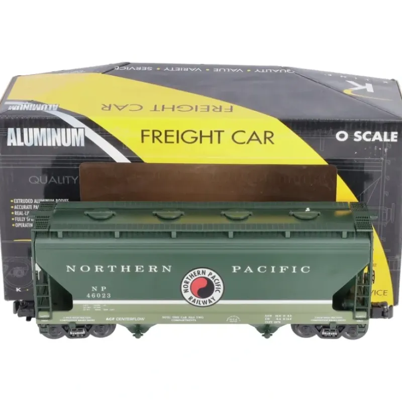 Trains*K-Line K6242-1851 Northern Paciic Aluminum 2-Bay Center Flow Hopper EX/Box - Model Train Junction: Quality Parts and Art Supplies