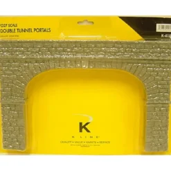 Trains*K-Line K-41842 O And O27 2-Double Tunnel Portals - Model Train Junction: Quality Parts and Art Supplies